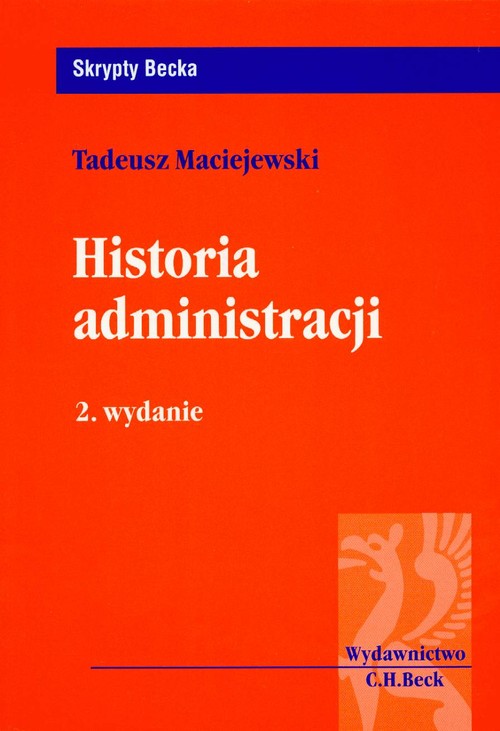 Image of Historia administracji