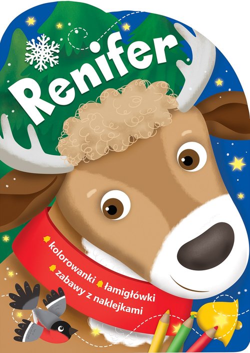 Image of Renifer Świąteczne activity z wykrojnikiem