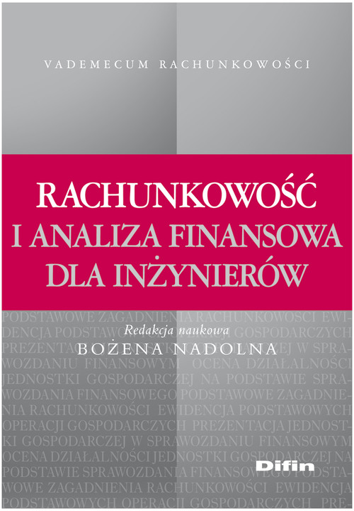 Image of Rachunkowość i analiza finansowa dla inżynierów