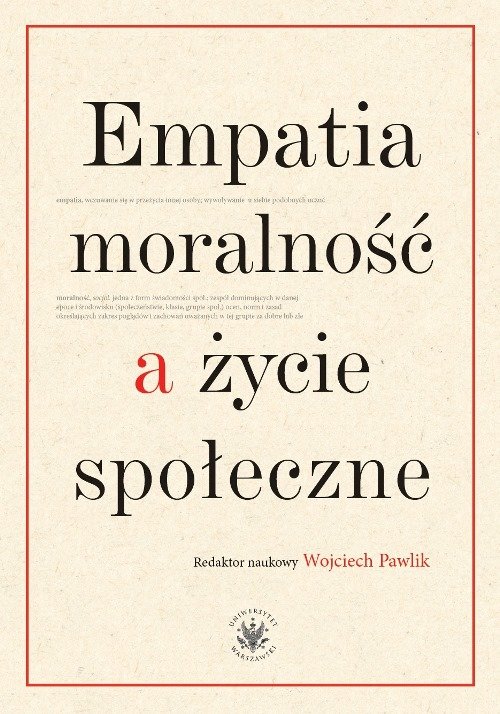 Image of Empatia moralność a życie społeczne