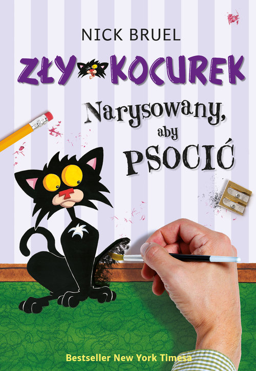 Image of Zły Kocurek Narysowany aby psocić