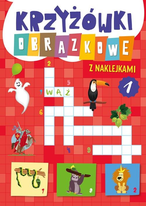 Image of Krzyżówki obrazkowe z naklejkami 1