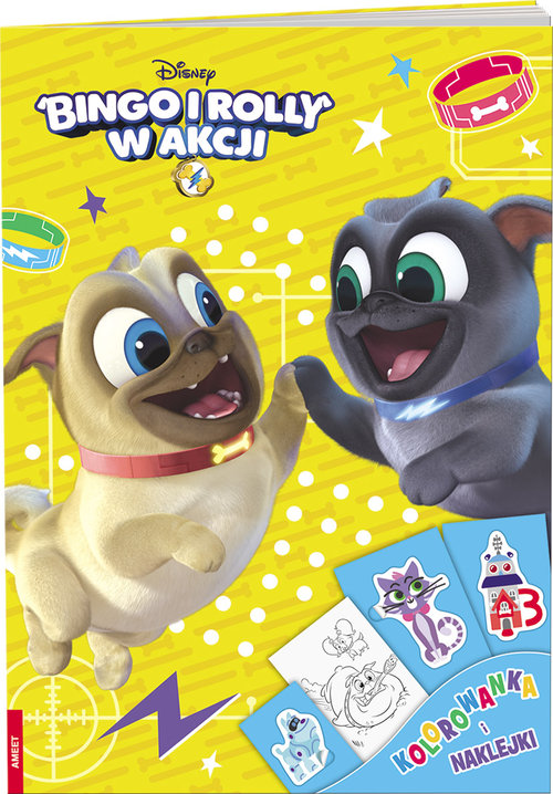 Image of Bingo i Rolly w akcji Kolorowanka i naklejki DPN-34