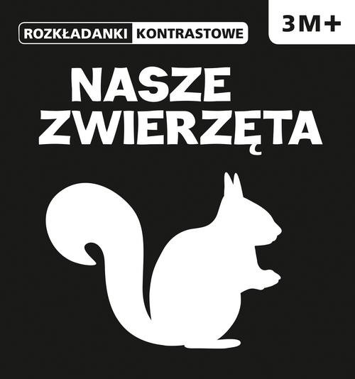 Image of Rozkładanki kontrastowe Nasze zwierzęta 3M+