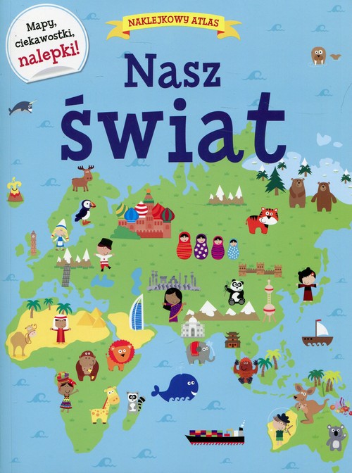 Image of Naklejkowy atlas Nasz świat