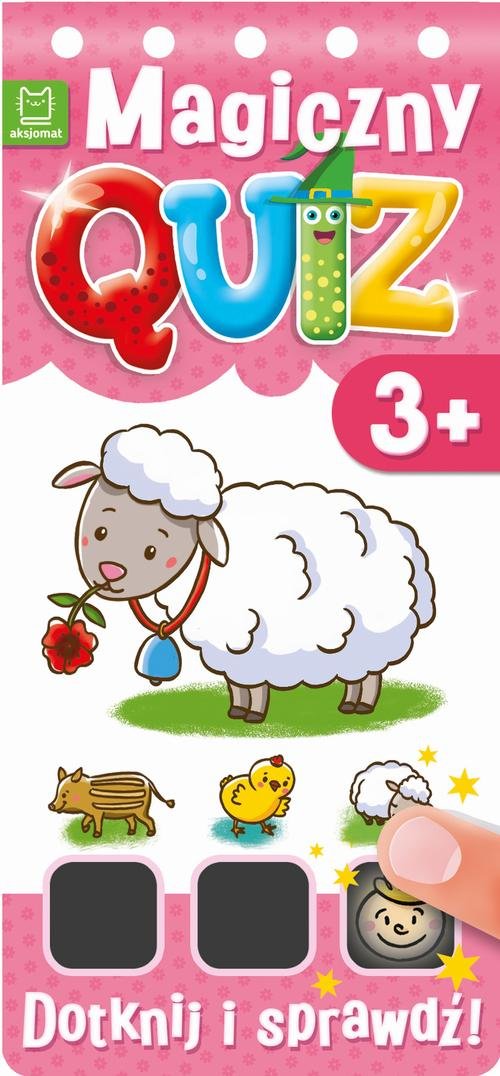 Image of Magiczny quiz Potrzyj i sprawdź od 3 lat Różowy