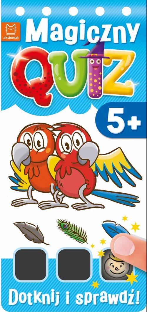 Image of Magiczny quiz Potrzyj i sprawdź od 5 lat Niebieski