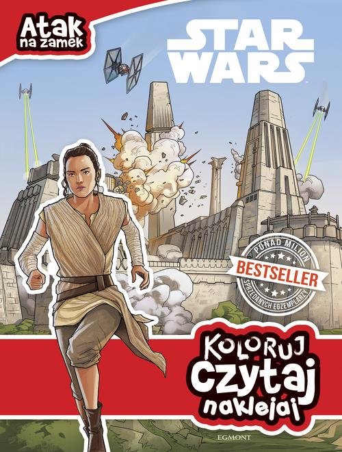 Image of Star Wars Atak na zamek Koloruj czytaj naklejaj
