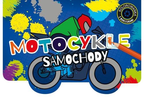 Image of Kolorowanka z wykrojnikiem Motocykle i samochody