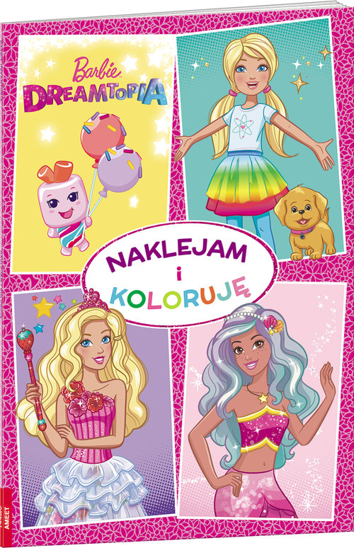 Image of Barbie Naklejam i koloruję NAK-102