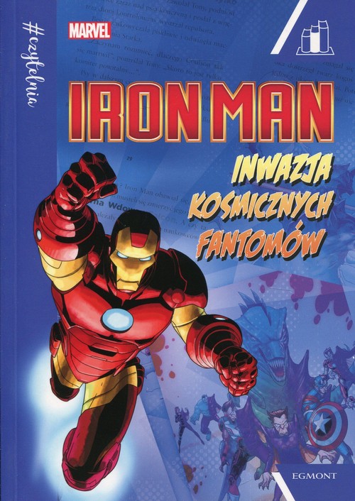Image of Marvel Iron Man Inwazja kosmicznych fantomów Seria niebieska