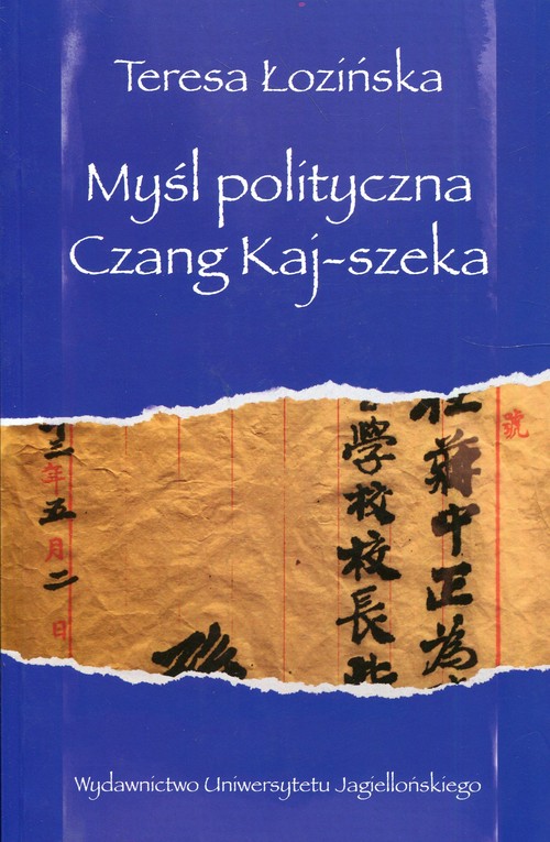 Image of Myśl polityczna Czang Kaj-szeka