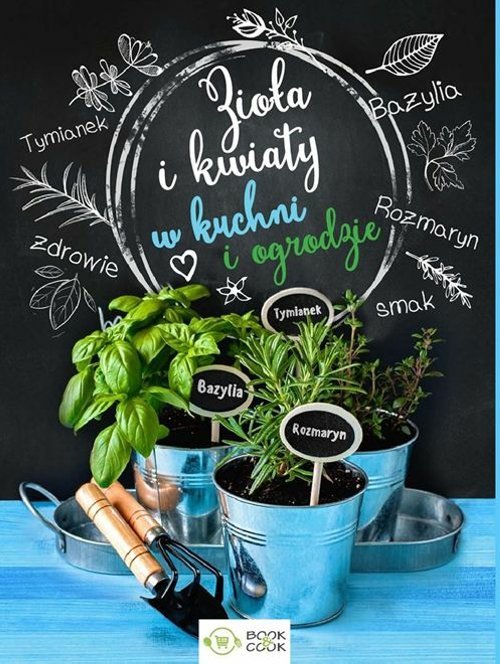 Image of Zioła i kwiaty na talerzu