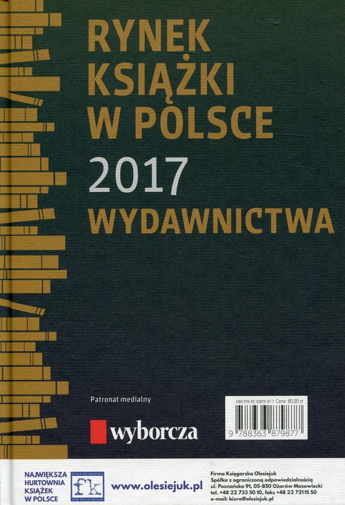Image of Rynek książki w Polsce 2017 Wydawnictwa