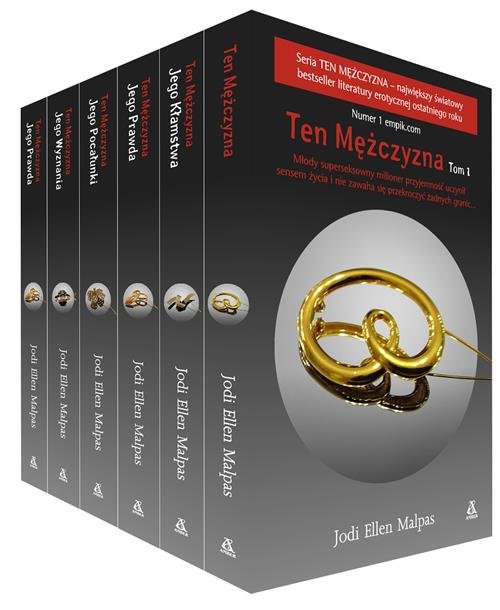 Image of Pakiet seria Ten mężczyzna Ten Mężczyzna Jego Kłamstwa Jego Namiętność Jego Pocałunki Jego Wyznania