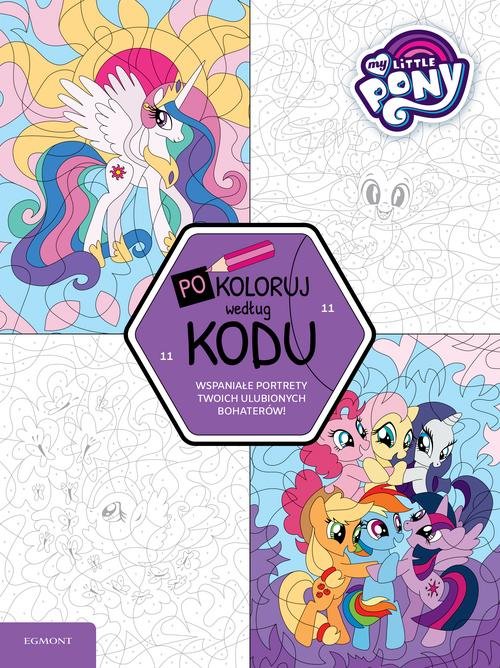 Image of My Little Pony Pokoloruj według kodu
