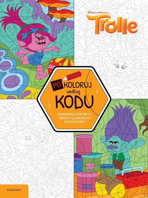 Image of Trolle Pokoloruj według kodu