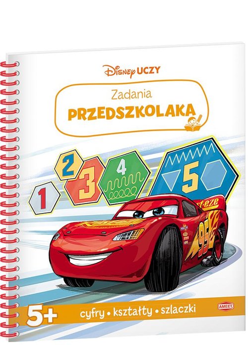 Image of Disney Uczy Zadania przedszkolaka cyfry, kształty, szlaczki