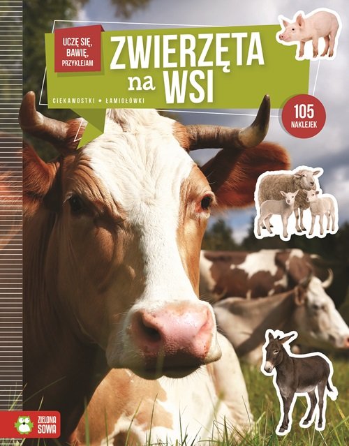 Image of Uczę się bawię przyklejam Zwierzęta na wsi