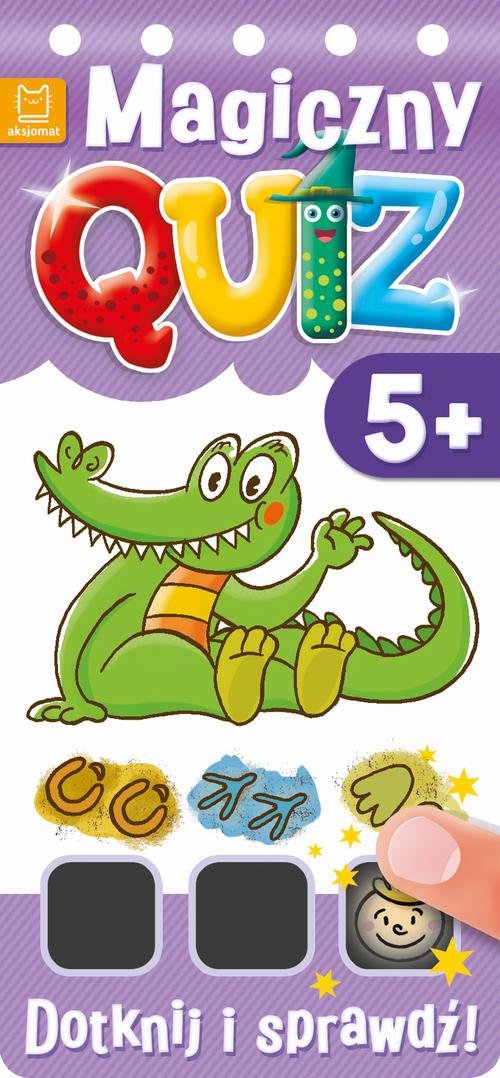 Image of Magiczny quiz Potrzyj i sprawdź od 5 lat Fioletowy