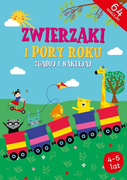 Image of Zwierzaki i Pory roku Zgaduj i naklejaj