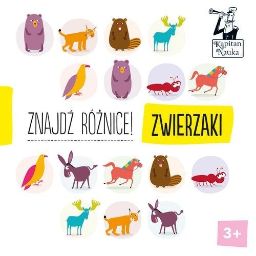 Image of Kapitan Nauka Znajdź różnice! Zwierzaki