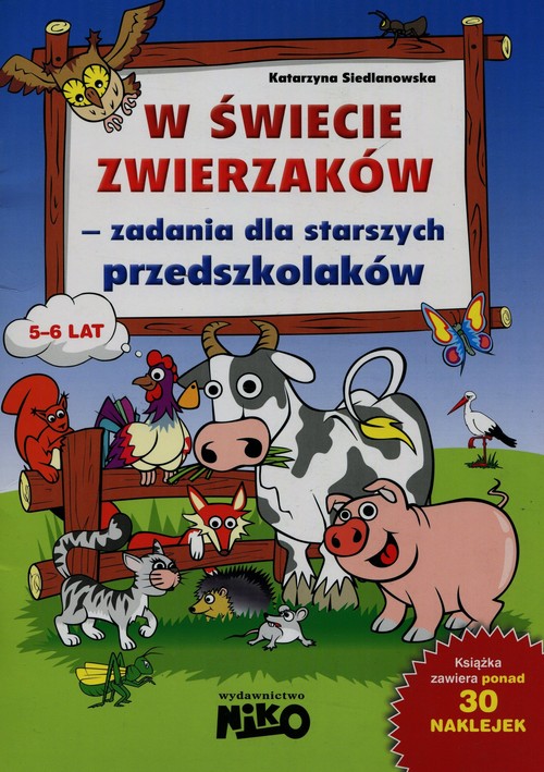 Image of W świecie zwierzaków zadania dla starszych przedszkolaków