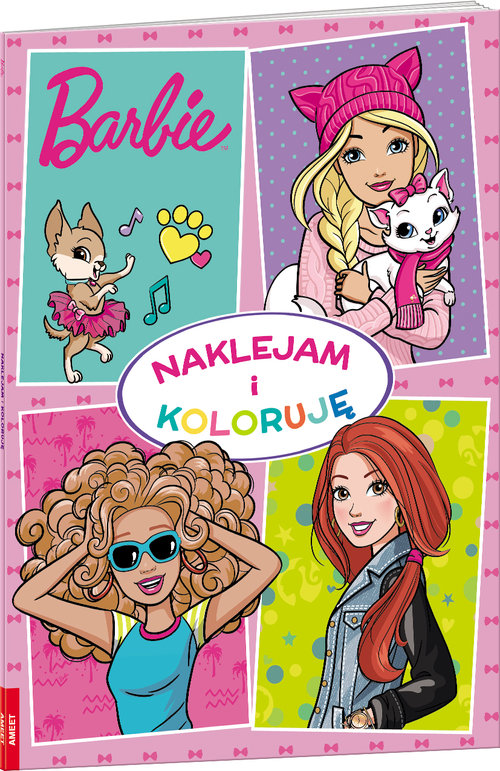 Image of Barbie Naklejam i koloruję NAK-103