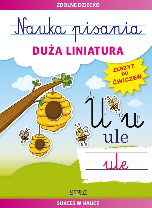 Image of Nauka pisania Duża liniatura Zeszyt do ćwiczeń