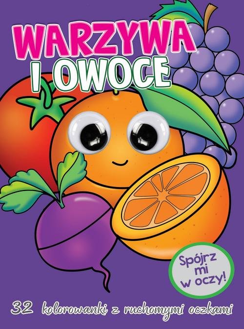 Image of Kolorowanka z oczkami Warzywa i owoce