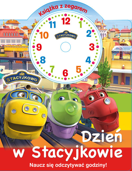 Image of Stacyjkowo Książka z zegarem Dzień w Stacyjkowie