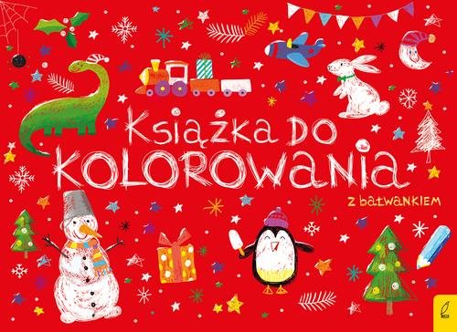 Image of Książka do kolorowania z bałwankiem