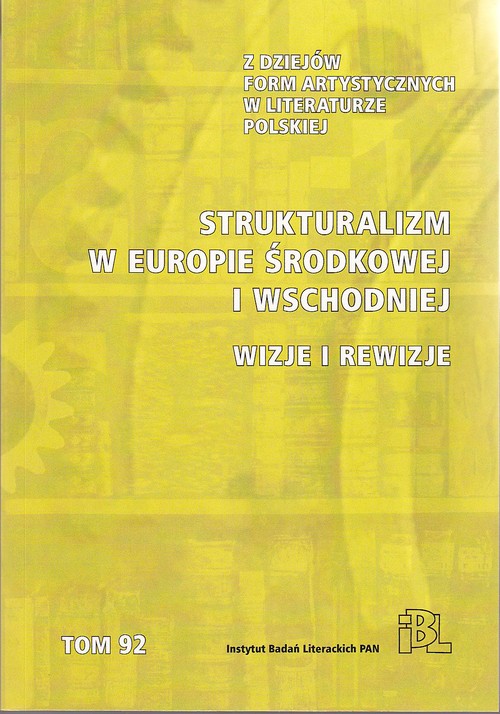 Image of Strukturalizm w Europie Środkowej i Wschodniej Wizje i rewizje