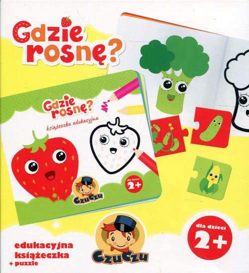 Image of CzuCzu Gdzie rosnę? Edukacyjna książeczka + puzzle