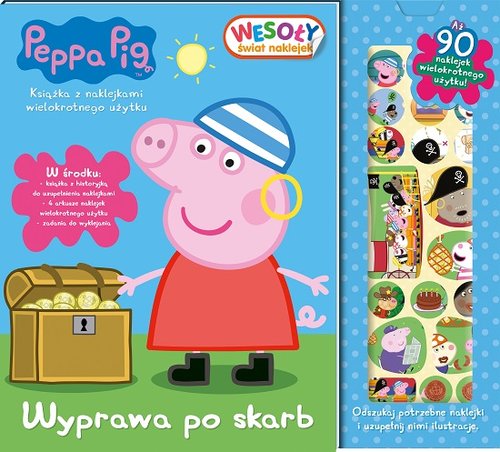 Image of Peppa Pig Wesoły świat naklejek Wyprawa po skarb