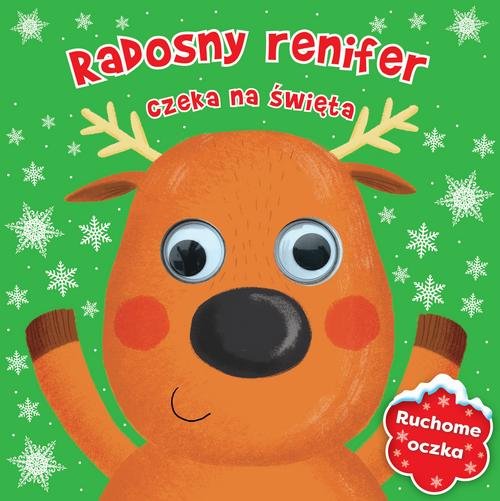 Image of Radosny renifer czeka na święta Ruchome oczka