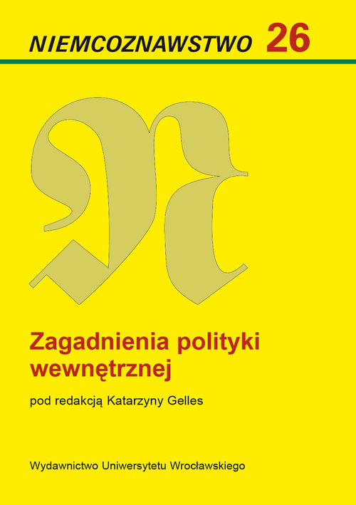 Image of Zagadnienia polityki wewnętrznej