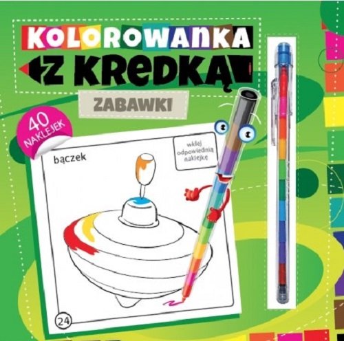 Image of Kolorowanka z kredką Zabawki