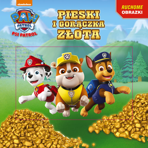 Image of Psi Patrol Ruchome obrazki Pieski i gorączka złota