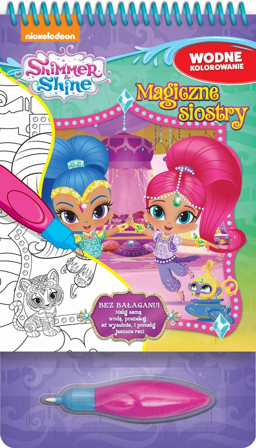 Image of Shimmer & Shine Wodne kolorowanie Magiczne siostry