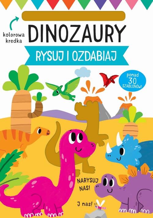 Image of Rysuj i ozdabiaj Szablony Dinozaury