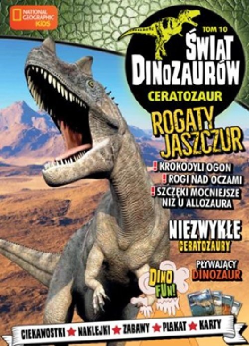 Image of Świat Dinozaurów Tom 10 Ceratozaur