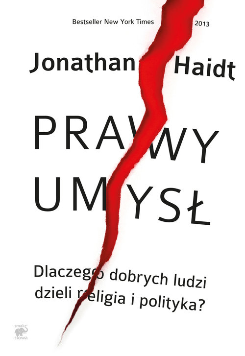 Image of Prawy umysł. Dlaczego dobrych ludzi dzieli religia i polityka.