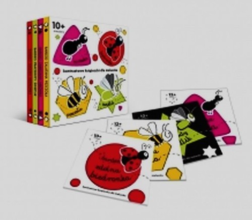 Image of Box 4 kontrastowe książeczki. Bardzo zabiegana mrówka. Bardzo zdolna biedronka Bardzo zalatana pszczoła Bardzo pracowity świetlik