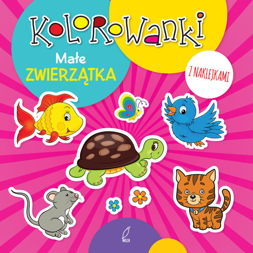 Image of Kolorowanki z naklejkami. Małe zwierzątka