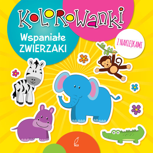 Image of Kolorowanki z naklejkami. Wspaniałe zwierzaki