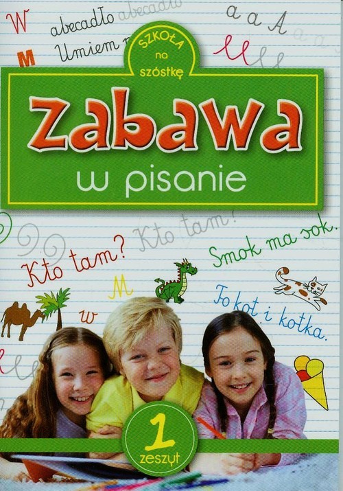 Image of Zabawa w pisanie zeszyt 1