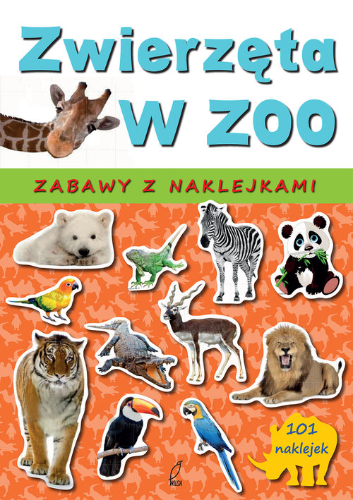 Image of Zwierzęta w zoo. Zabawy z naklejkami