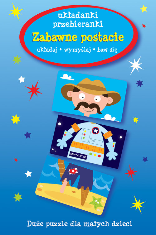 Image of Zabawne postacie. Układanki-przebieranki