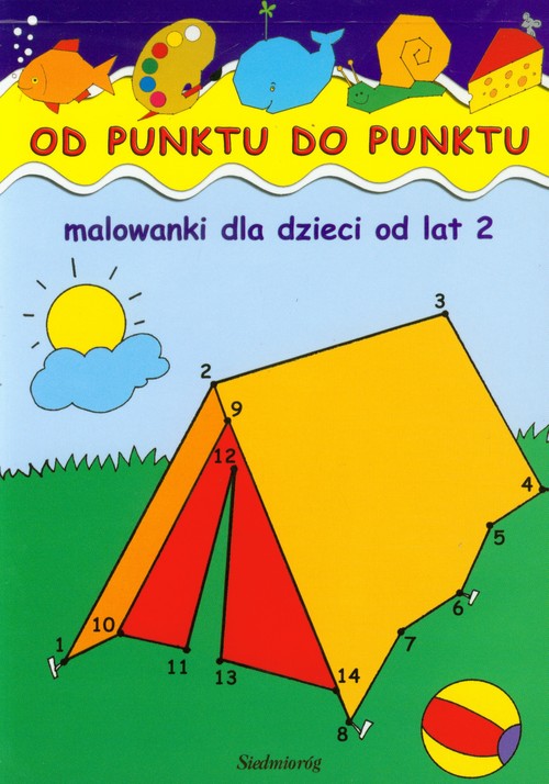 Image of Od punktu do punktu malowanki dla dzieci od lat 2